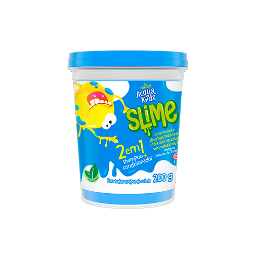 Shampoo Slime 2 em 1 Tutti-Frutti Acqua Kids 200g - Nazca