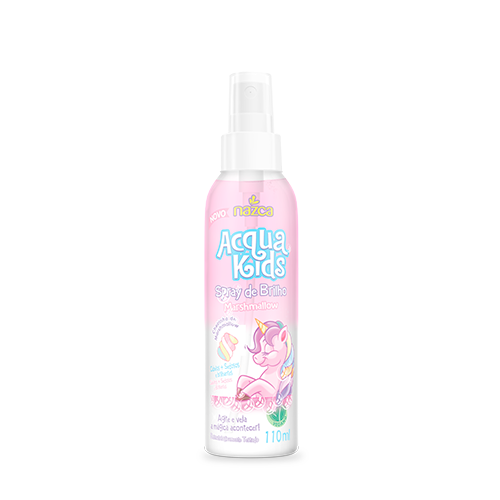Spray de Brilho Marshmallow Vegano Acqua Kids 110ml